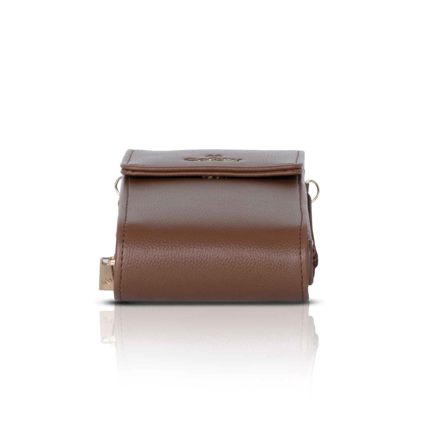 Catchy Women’s PU Mobile Sling Pouch – Compact Crossbody Mini Bag with Clasp Closure & Adjustable Strap