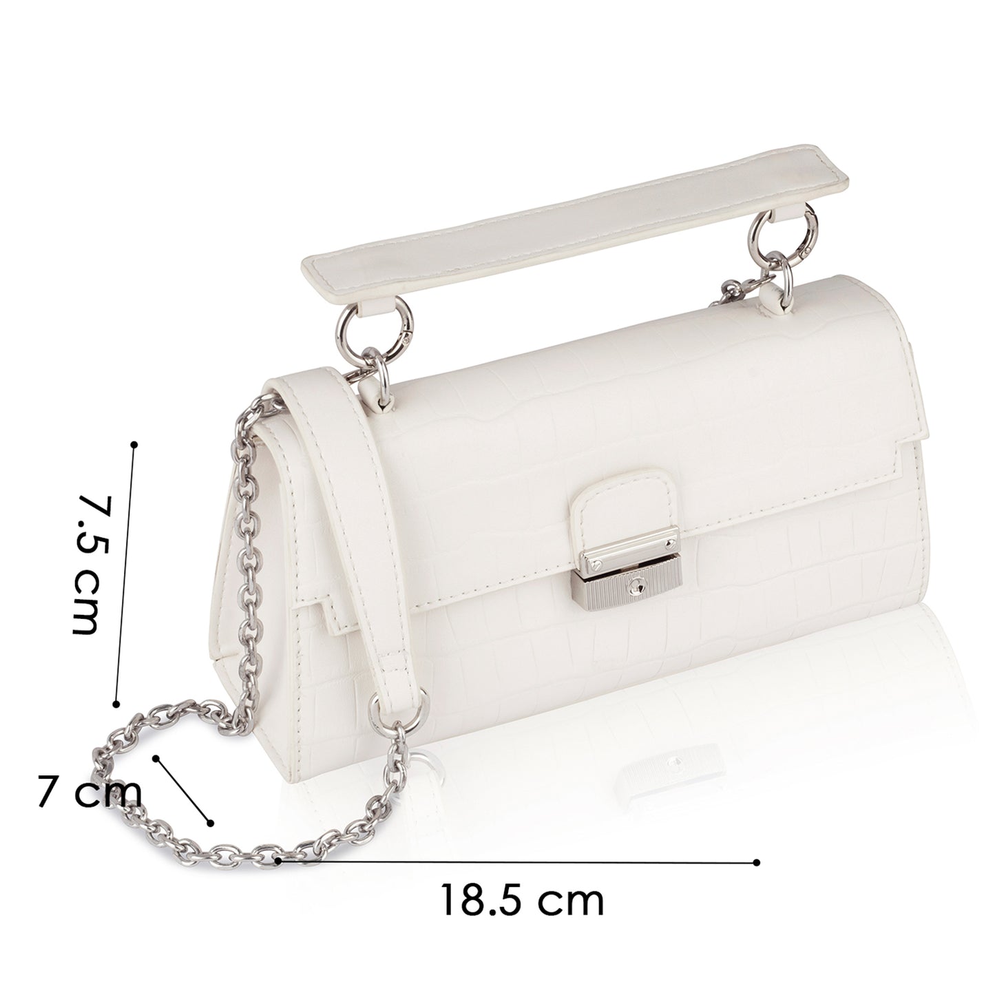 Angeline's Rectangle Shape Royal Feel Designer Sling Bag