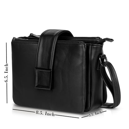 Catchy's Everyday use Black Sling Bag