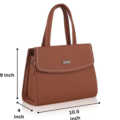 Catchy Everyday use Women Black, Brown and Tan Handbag