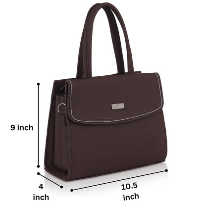 Catchy Everyday use Women Black, Brown and Tan Handbag