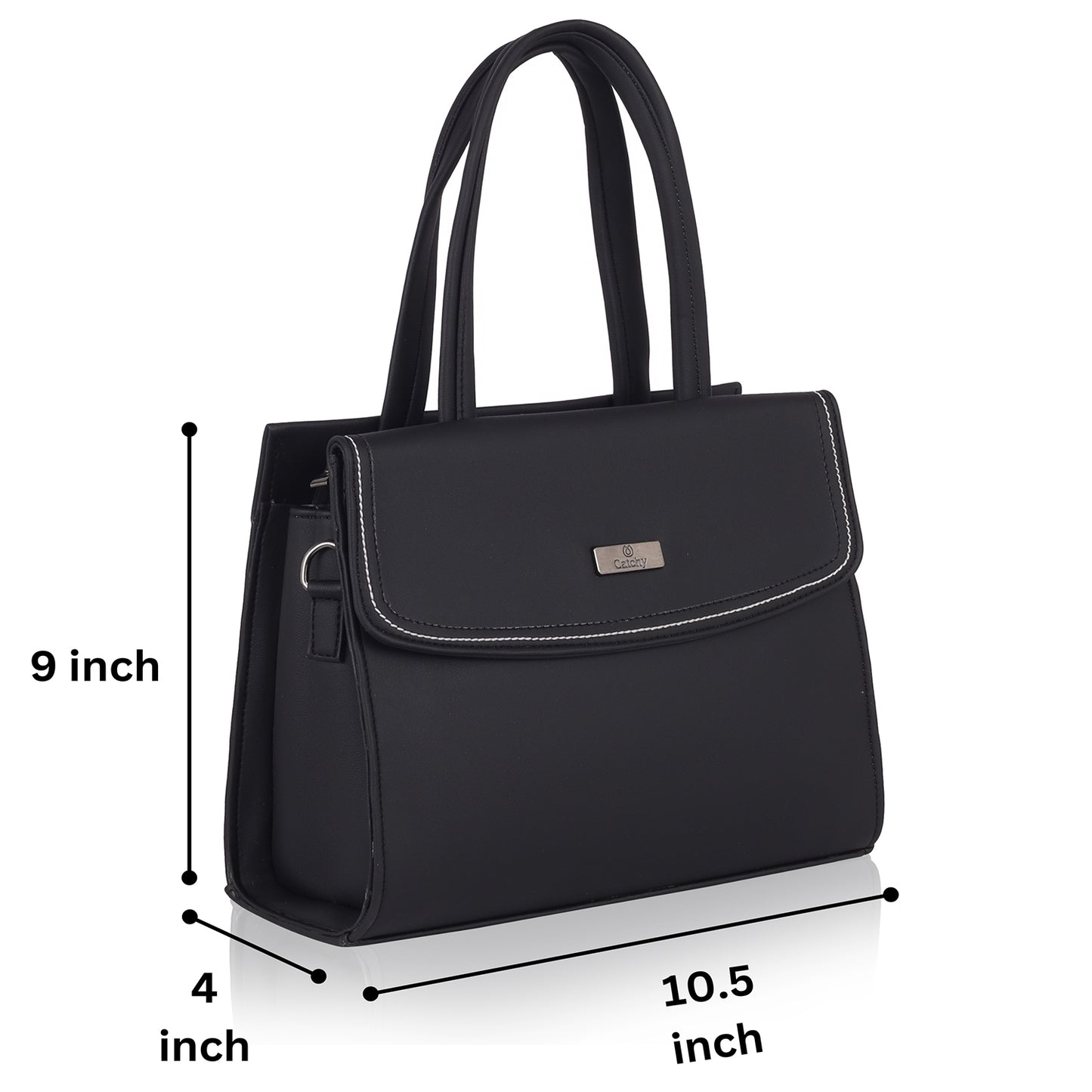 Catchy Everyday use Women Black, Brown and Tan Handbag