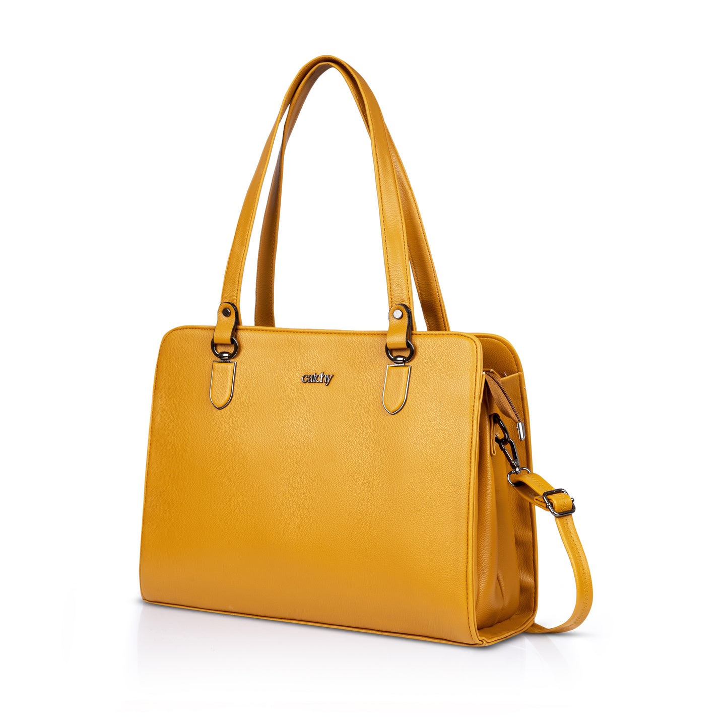Catchy Classic PU Tote Bag – Stylish Handbag for Work & Casual Outings