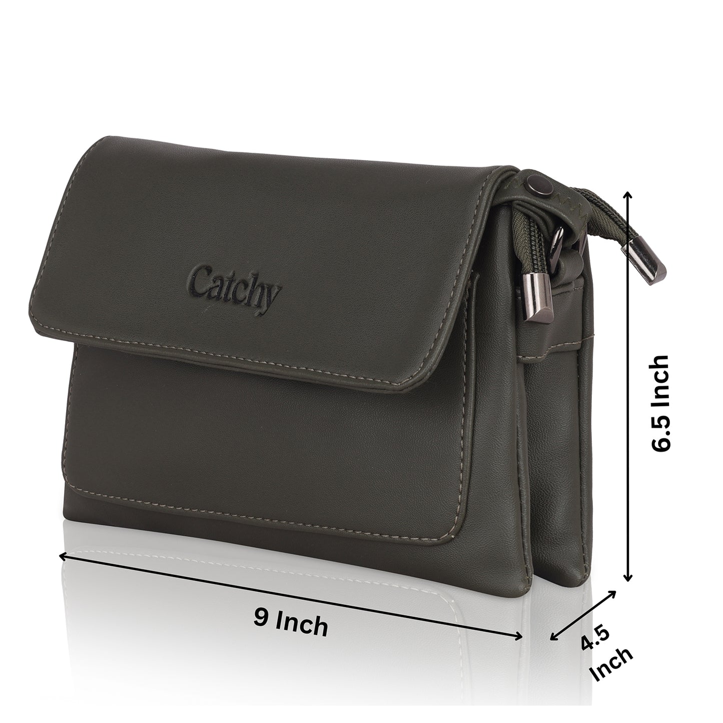 Catchy Sling Bag for Girls | Stylish Crossbody Bag for Girls, Ladies, Women | Minimalistic Bag Made of PU