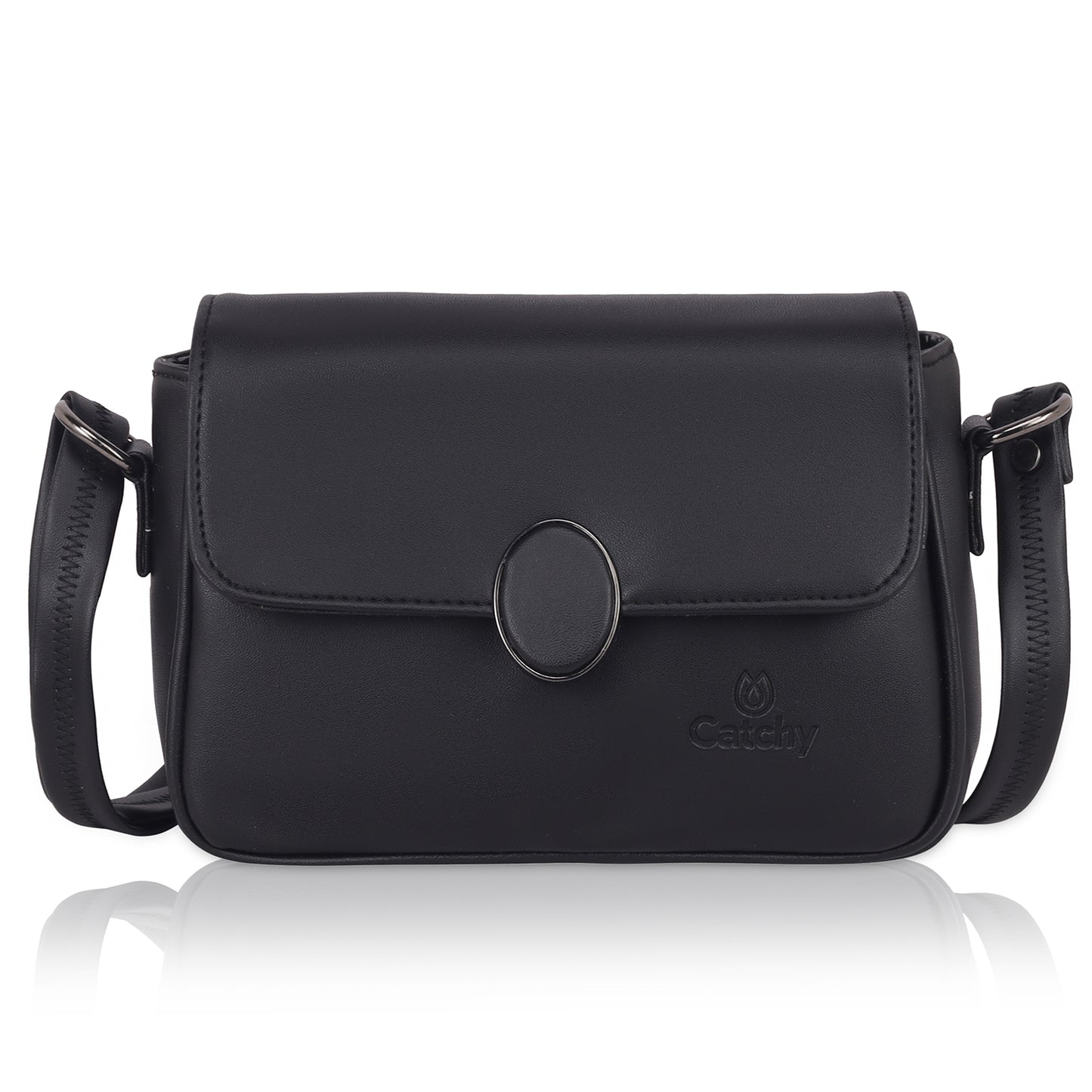 Catchy Everyday use Evening Tan, Brown and Black Sling Bag