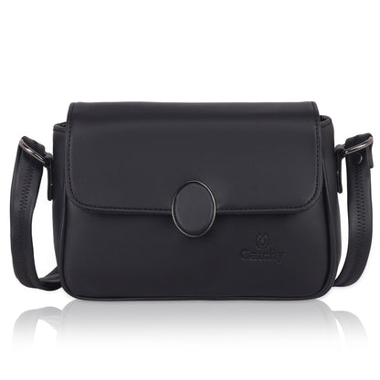 Catchy Everyday use Evening Tan, Brown and Black Sling Bag
