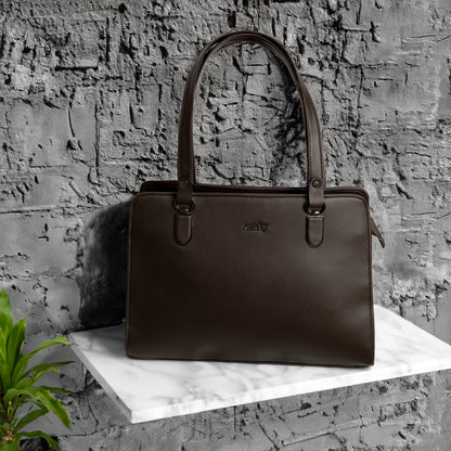 Catchy Classic PU Tote Bag – Stylish Handbag for Work & Casual Outings