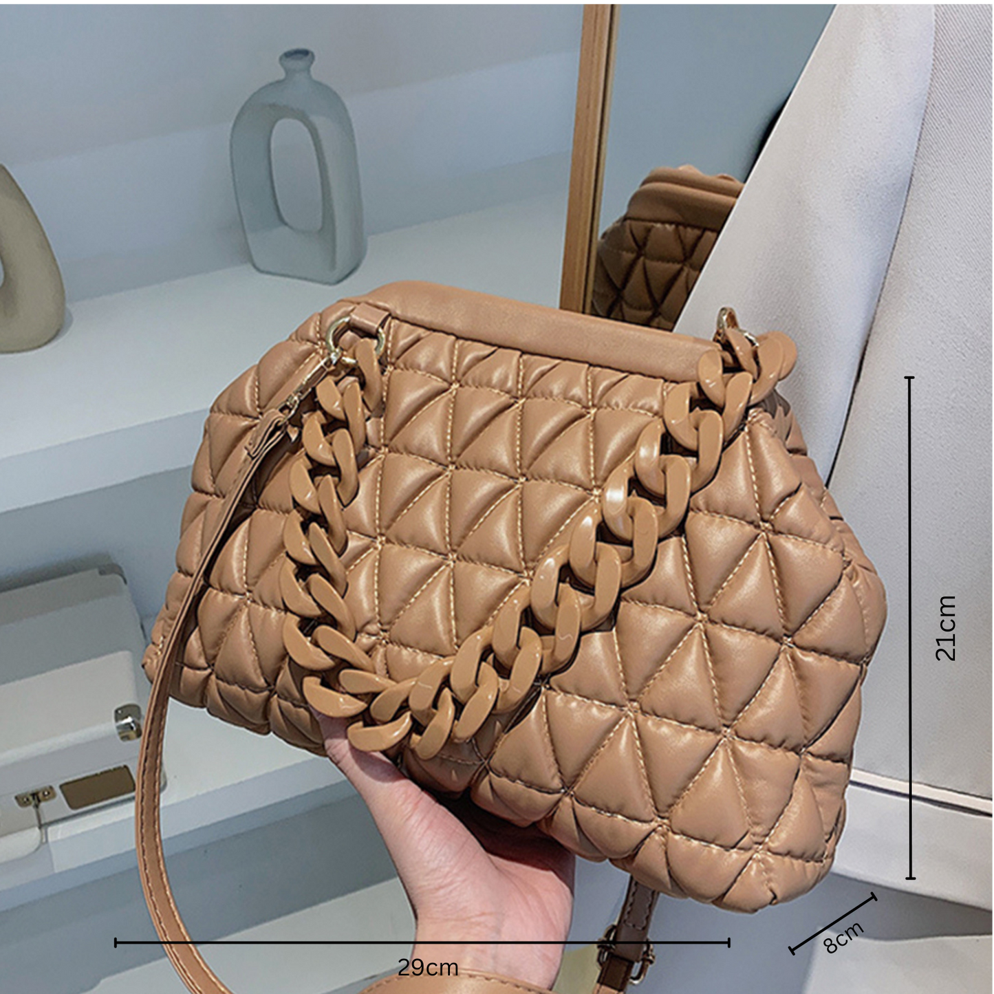 Stylish Women Handbag with elegant Chain handle