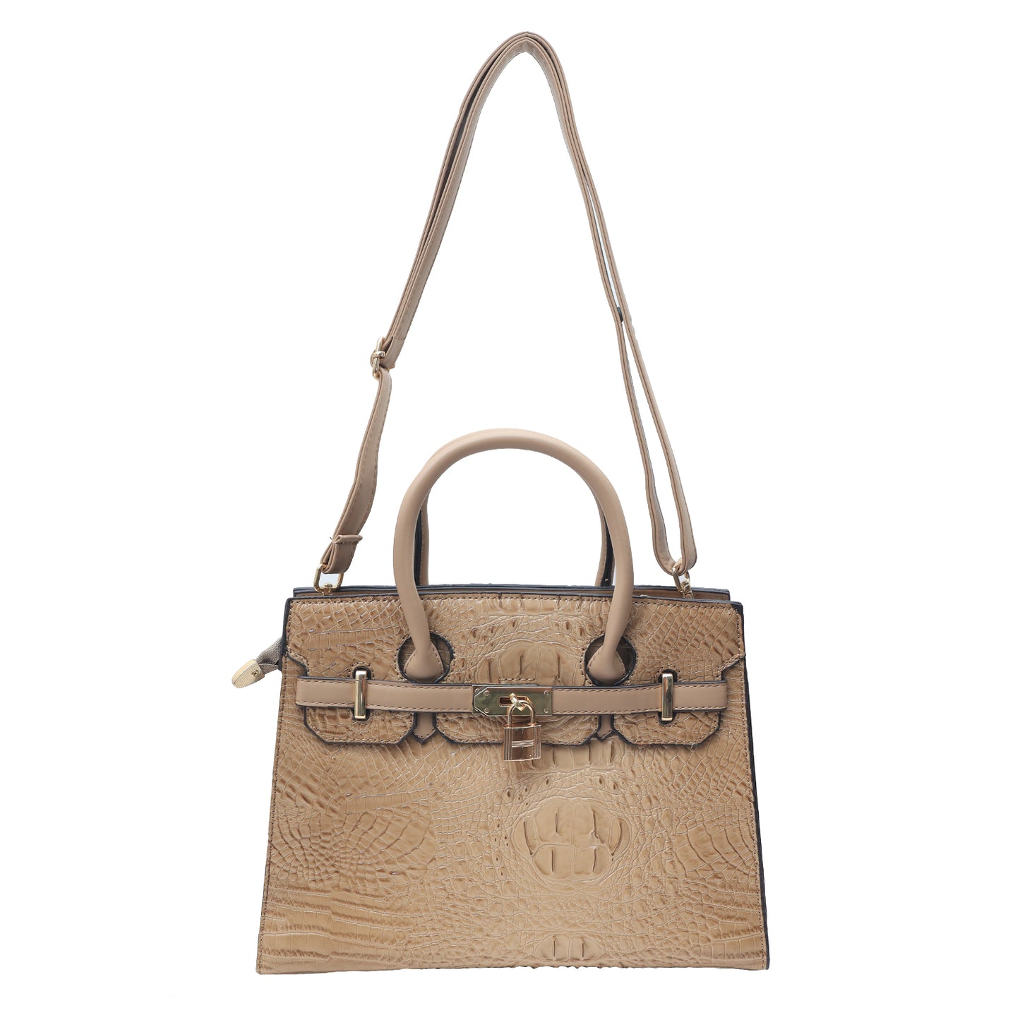 Angeline's Handbag with Lock Design