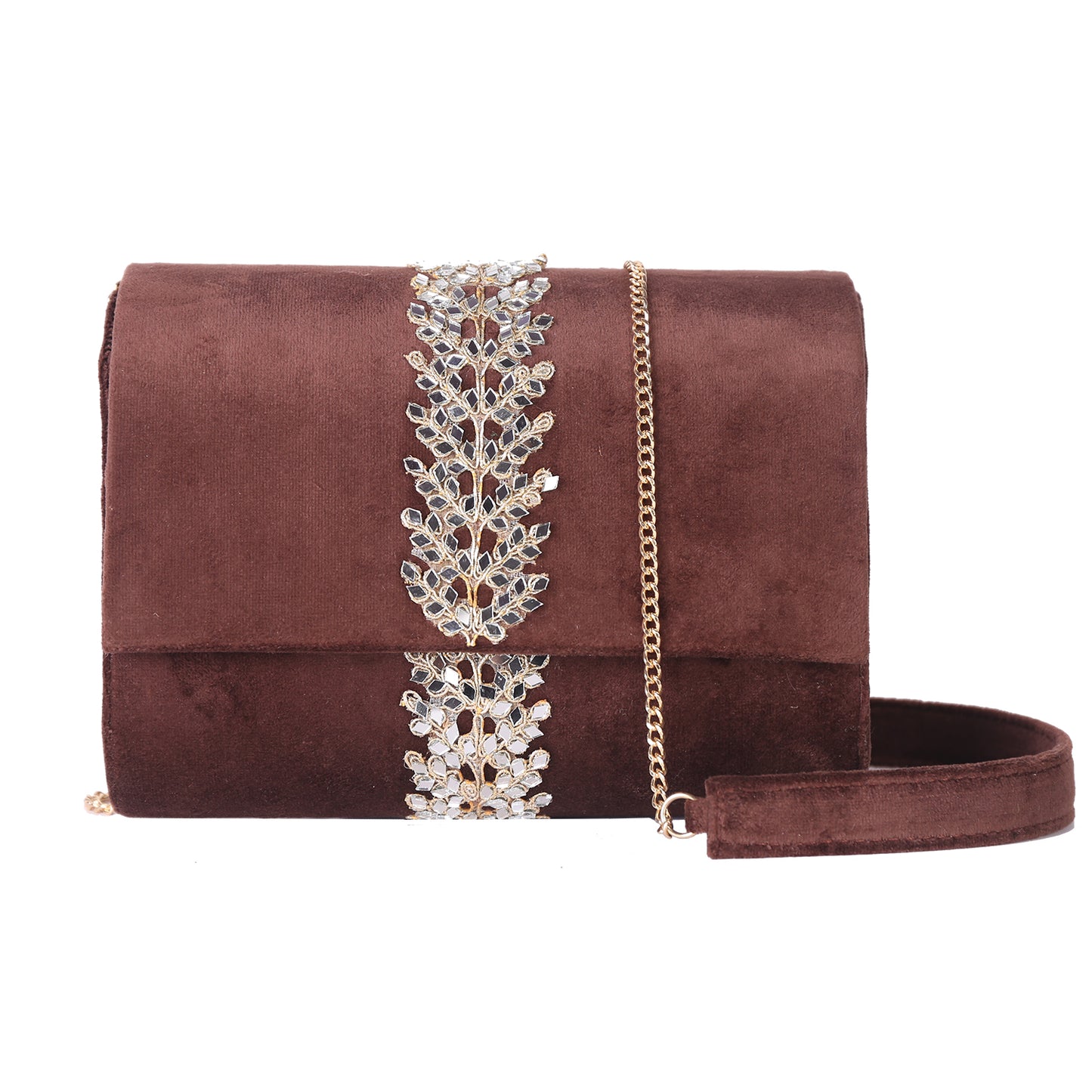 Angeline's Velvet Designer Sling Bag