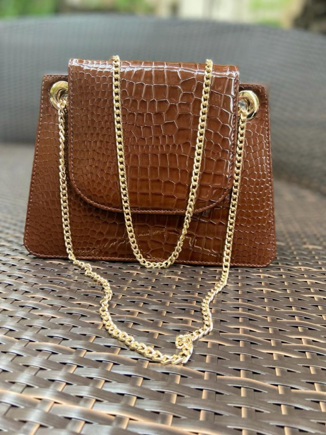 Sleek Chain design Women Sling Bag
